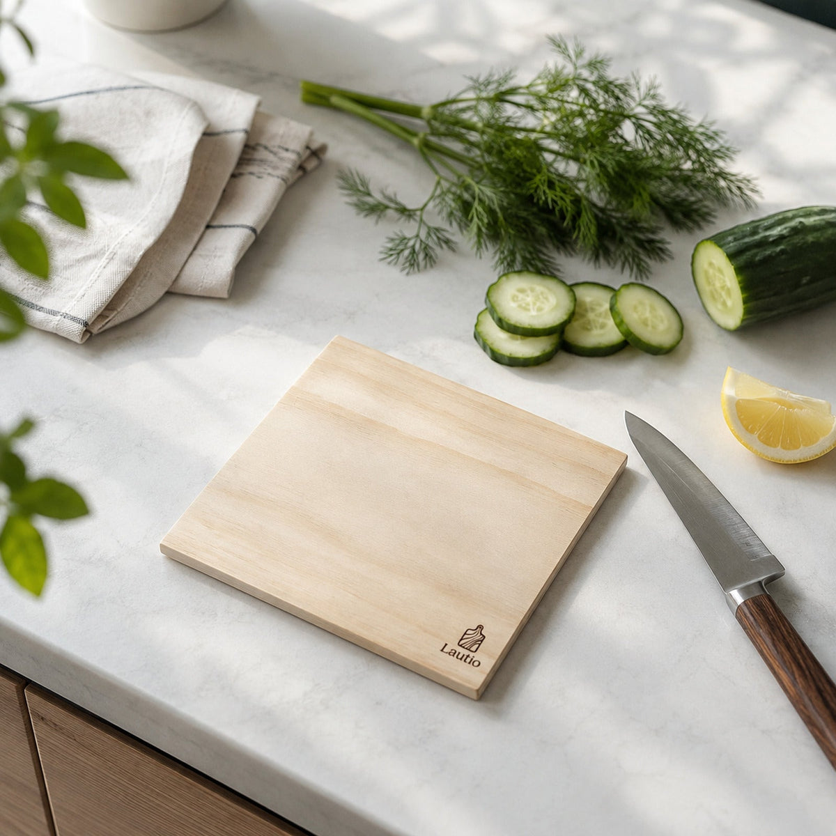 Lautio Accoya cutting board 195 × 195 mm
