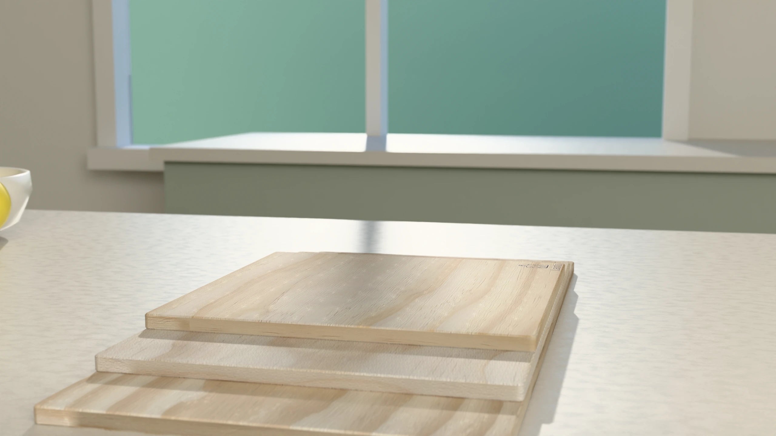 The three Lautio sizes side by side, front edges aligned